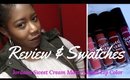 Jordana Sweet Cream Matte Liquid Lipsticks | Lip Swatches & Review | #KaysWays