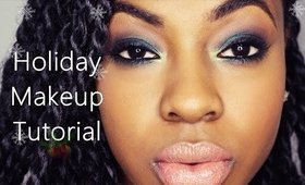 Holiday Makeup Tutorial - Green Eyeshadow