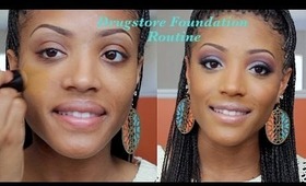 Drugstore Foundation Routine- 5 min or less