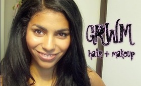 GRWM ♡ Hot Weather Makeup & Hair | Talk Thru |