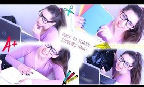 Back to school supplies haul