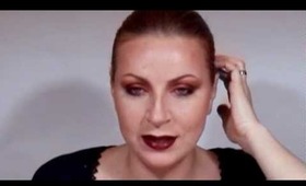 Dramatic early fall makeup tutorial