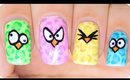 Pastel Leopard Easter Chickens nail art ✩ Martina Ek