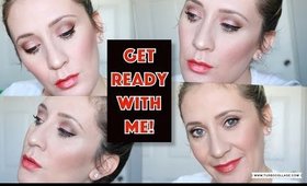 Get Ready with Me:  Peach Eyes & Coral Lips