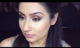 Get ready with me - Date night rose gold smokey eyes for indian pakistani skin tones || Raji Osahn