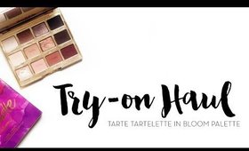 Try-On Haul | Tarte Tartelette In Bloom Palette (+ Mini Vlog!)