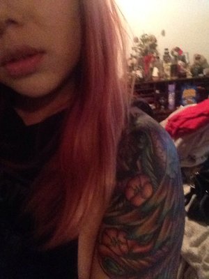Phoenix hair and tattoo 😍