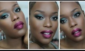 NEW! 2015 Colorful **FULL FACE** HOLIDAY Makeup for DARK SKIN