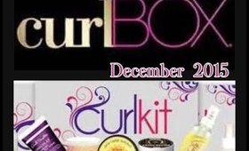 Curlkit vs curlBOX December 2015 plus Giveaway