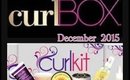 Curlkit vs curlBOX December 2015 plus Giveaway