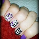 Leopard and Zebra Manicure