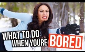 WHAT TO DO WHEN YOU'RE BORED! Winter Edition | Mylifeaseva