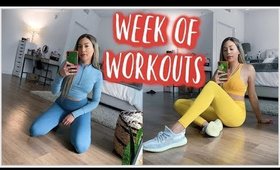 A WEEK OF WORKOUTS | WEIGHT LOSS MOTIVATION