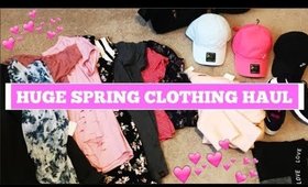 HUGE SPRING CLOTHING HAUL!