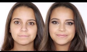 SUPER SIMPLE BRONZE MAKEUP TUTORIAL | مكياج برونز سهل