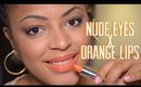QUICKY | Nude eyes x Orange Lips