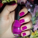 Summery Neon Purple Nails
