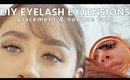 DIY EYELASH EXTENSIONS | safe at home | placement volume fans isolations and q&a