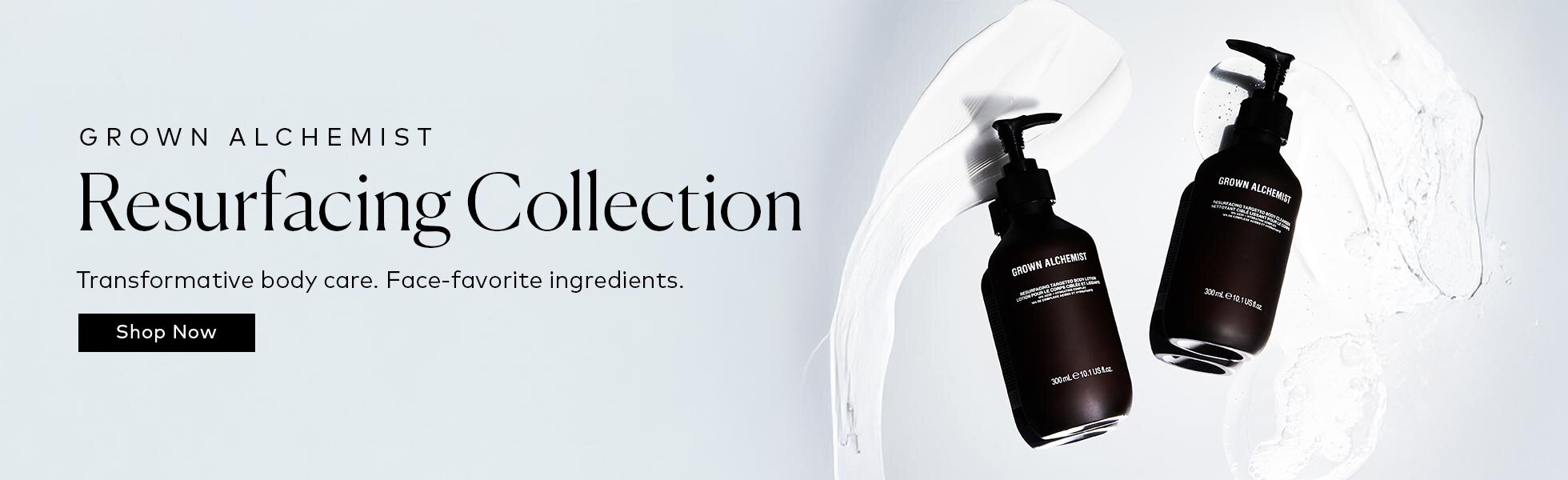 Transformative body care formulated with face-grade ingredients. Shop the Grown Alchemist Resurfacing Collection at Beautylish.com