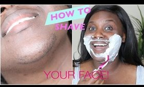 HOW I SHAVE MY FACE | MY BEAUTY SECRET