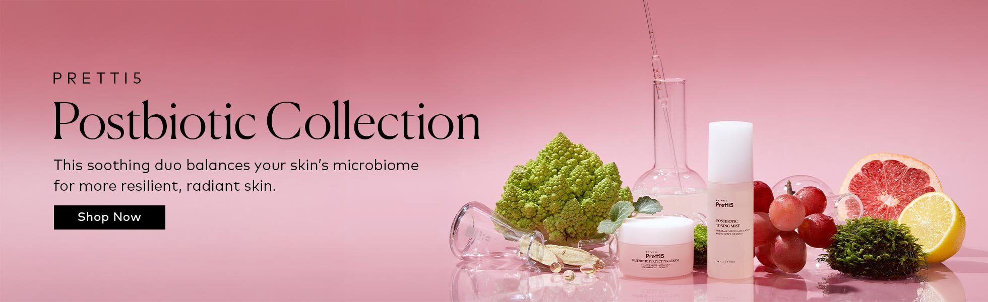 Discover Pretti5’s new postbiotic-powered skincare and limited-edition holiday sets—perfectly wrapped for gifting or treating yourself. Shop them now on Beautylish.com