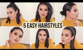 EASY HAIRSTYLES FOR SHORT HAIR | Amanda Ensing