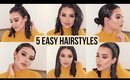 EASY HAIRSTYLES FOR SHORT HAIR | Amanda Ensing