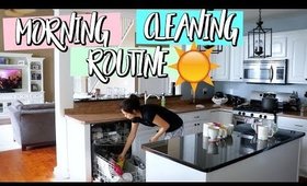 MORNING DAILY CLEANING ROUTINE AND TIPS ON HOW TO KEEP YOUR HOME CLEAN