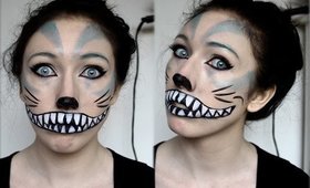 Creepy Cheshire Cat Inspired Halloween Make-up Tutorial!