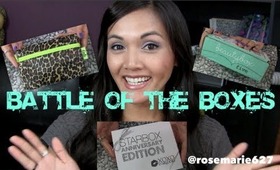 BATTLE OF THE BOXES: BEAUTYBOX5, IPSY, STARBOX