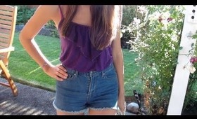 How I Wear: High-Waisted Jean Shorts!