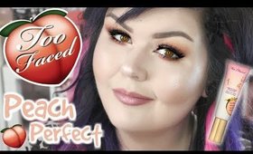 Too Faced Peach Perfect Comfort Matte Foundation | Demo + Wear Test