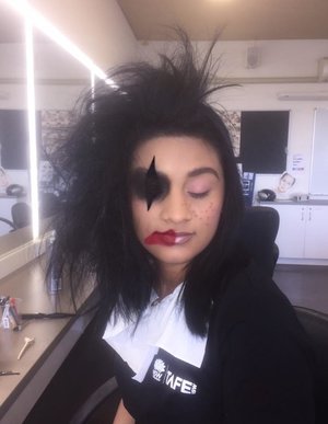 This makeup look I did was for another practical assessment for the Diploma Of Screen And Media. The assessment required me to create an avant garde runway look inspired by a fashion show put on by a Haute Couture fashion designer, my inspiration was Alexander Mcqueen’s runway show “What A Merry Go Round”