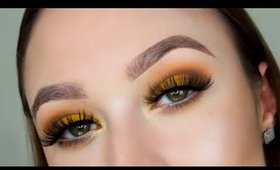 Wearable Yellow Smokey Eye Makeup Tutorial