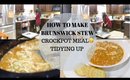 HOW TO MAKE BRUNSWICK STEW/CROCKPOT MEAL/FALL TIME FOOD