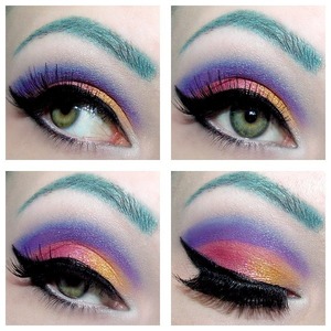 Colorful Eyeshadow using Shiro Cosmetics
