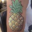 pineapple tattoo