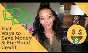 How to Save Money & Build/Fix your Credit Score | Money Saving Tips | Jessika Fancy