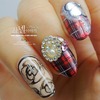 Checkered Nail Art