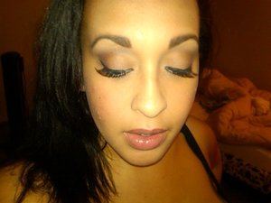 Sultry eye look for a date night or night out with the girls