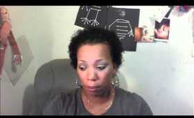 natural n neutral hair and eye look