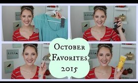 October Favorites 2015 (Makeup, Fashion & Skincare)