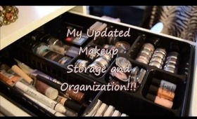 Part 2!!! My Updated Makeup Storage and Organization!
