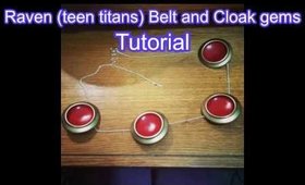 Raven [Teen Titans] Belt & Cloak gems cosplay tutorial