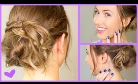 A Quick Spring Look || 3 Minute Hair Tutorial ♥ All Things Hair