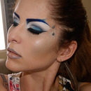 Carnaval Makeup Blue