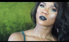 Dark Sunset | Black Lipstick | Goth