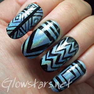 For more nail art, pics of this mani and products used visit http://glowstars.net 