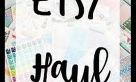 HUGE Etsy Planner Haul