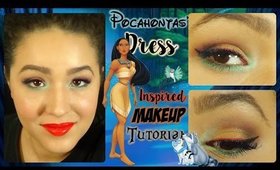 Pocahontas's Dress Inspired Makeup Tutorial (NoBlandMakeup)